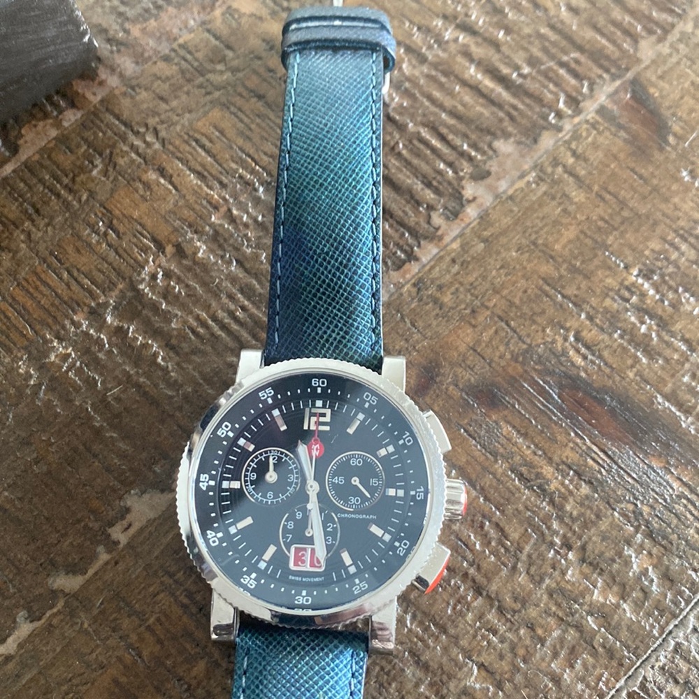 Michele SportSail watch with black face